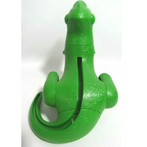 McDonald's Disney Toy Story Dinosaur Rex Candy Dispenser Green 6" 1999 Toy Gift - Picture 4 of 5